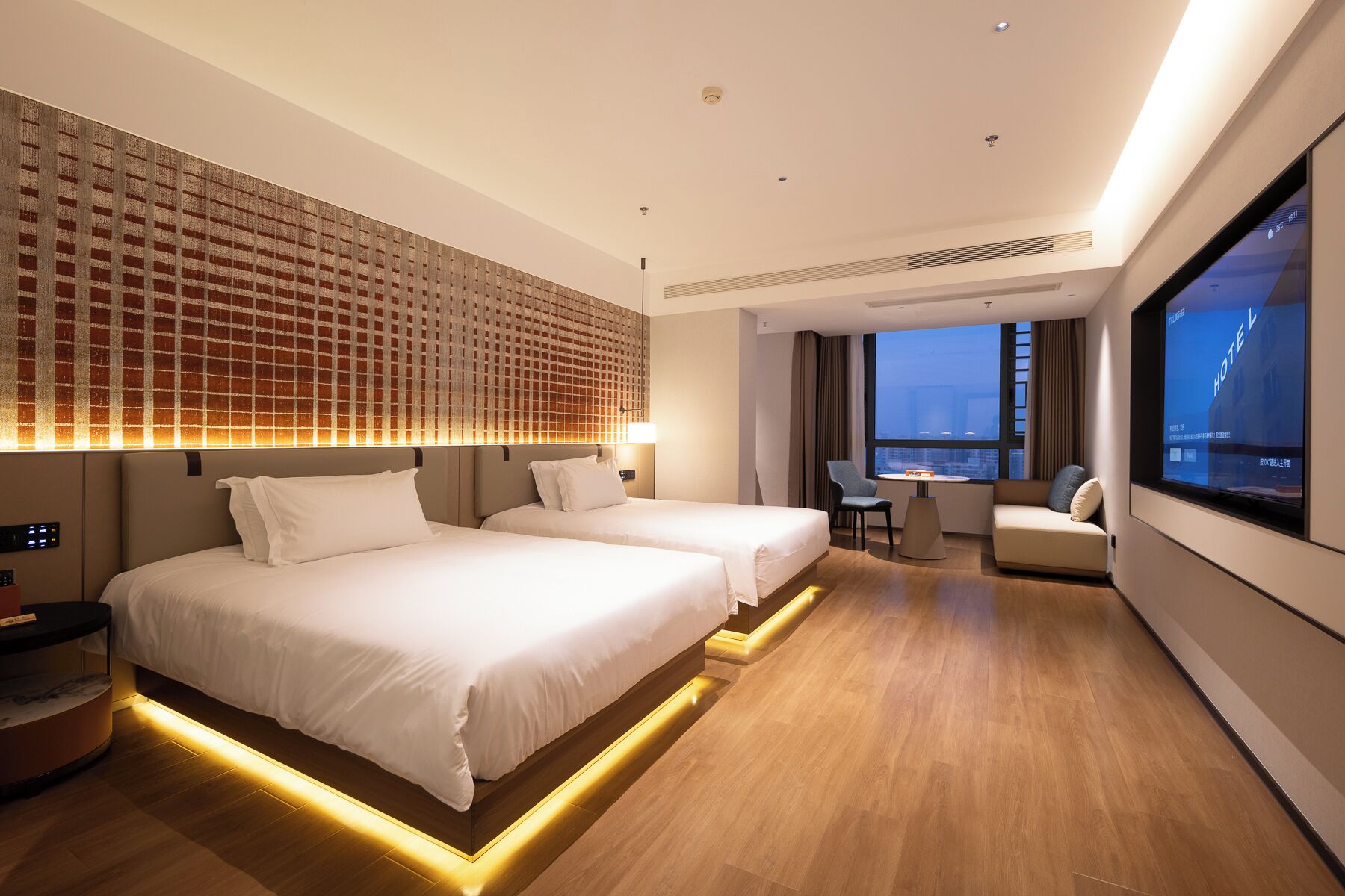 舒適雙床房, 城市景 | 埃及棉床單、高級寢具、羽絨被、迷你吧贈品