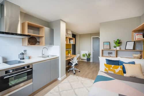 Monolocale, 1 letto matrimoniale, non fumatori | Tende oscuranti, Wi-Fi gratuito, lenzuola