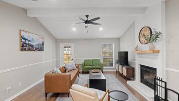 Smart TV, fireplace, offices