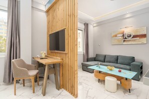 Living area - Exarchia Luxury (Athens)