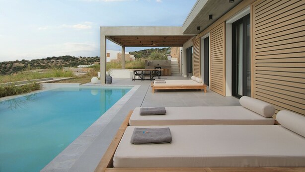 Luxury-Villa, eigener Pool, Meerblick | Terrasse/Patio