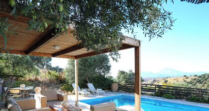 Traditional villa in a serene environment with amazing sea view in Listaros