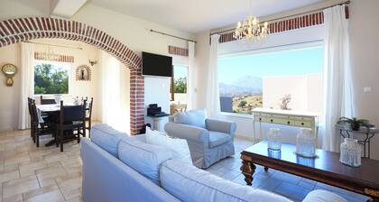 Traditional villa in a serene environment with amazing sea view in Listaros