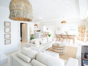 Una televisión, libros