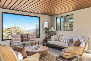 TV, fireplace, offices