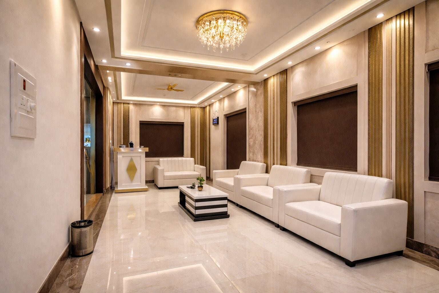 Lobby sitting area