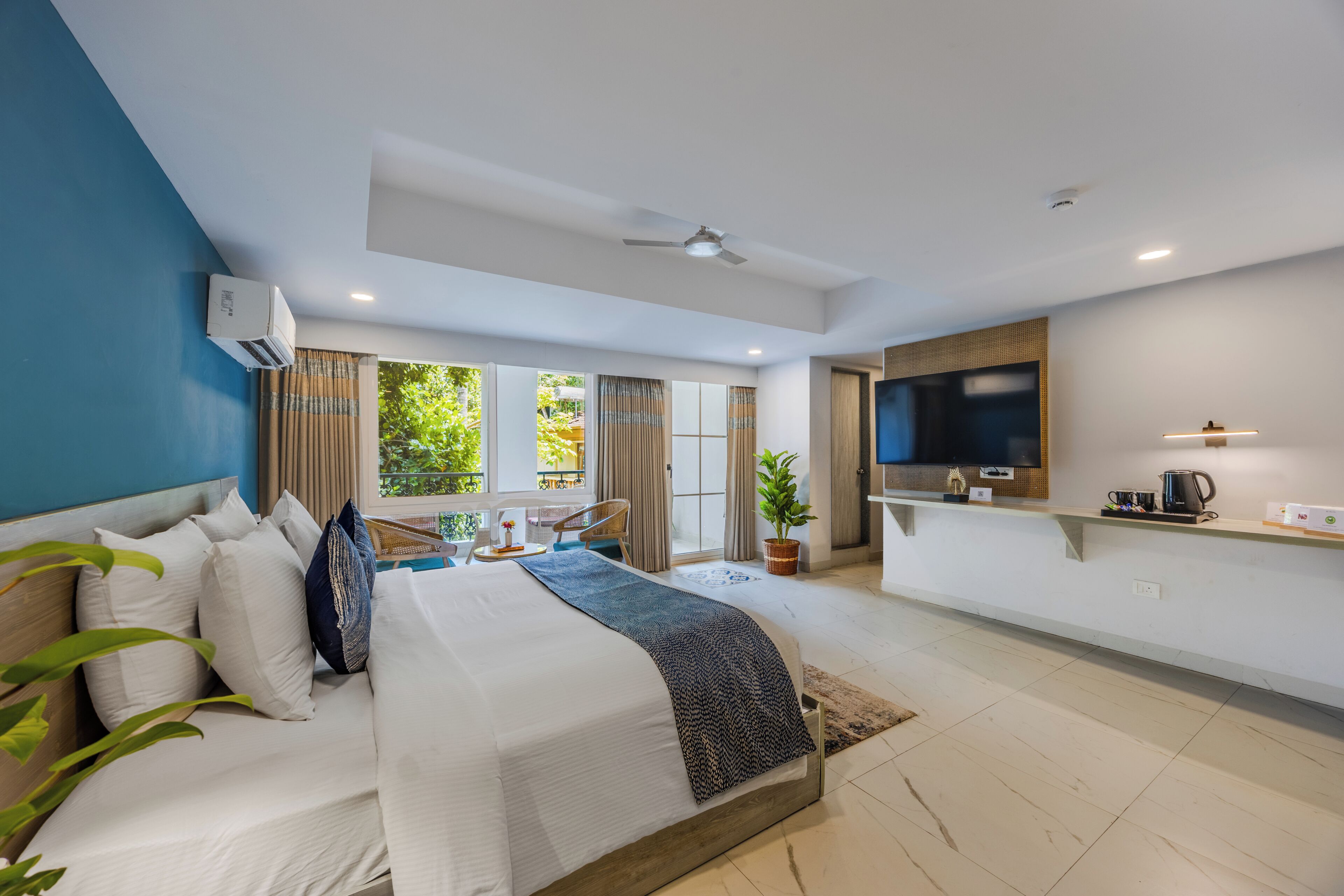 Premium-Doppelzimmer | Minibar, kostenloses WLAN, Bettwäsche