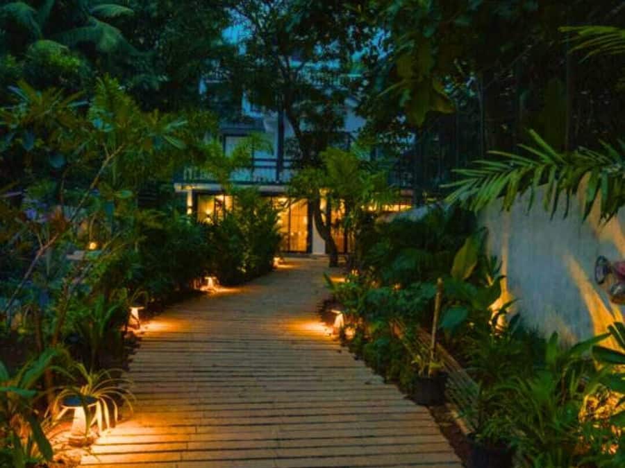 Fachada da propriedade