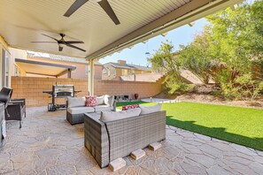 Apartment (3 Bedrooms) | Front of property - 1 Mi to Aliante Casino: Townhome w/ Fenced Yard! (North Las Vegas)