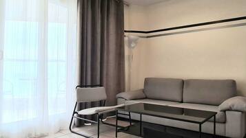 Familielejlighed - balkon - havudsigt | Opholdsområde