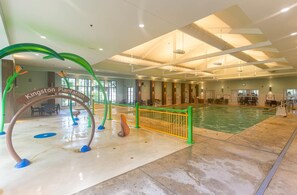 Indoor pool, a heated pool