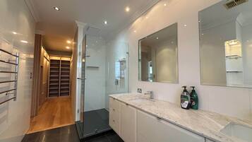 Shower, hair dryer
