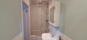 Shower, hair dryer, shampoo - Extended 3BD SplitLevel Cottage in Popular Village (Dublin)
