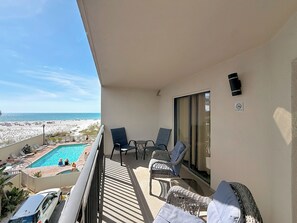 Terrace/patio - Coastal Gem | Gulf Views + Walk to Fun (St. Pete Beach)