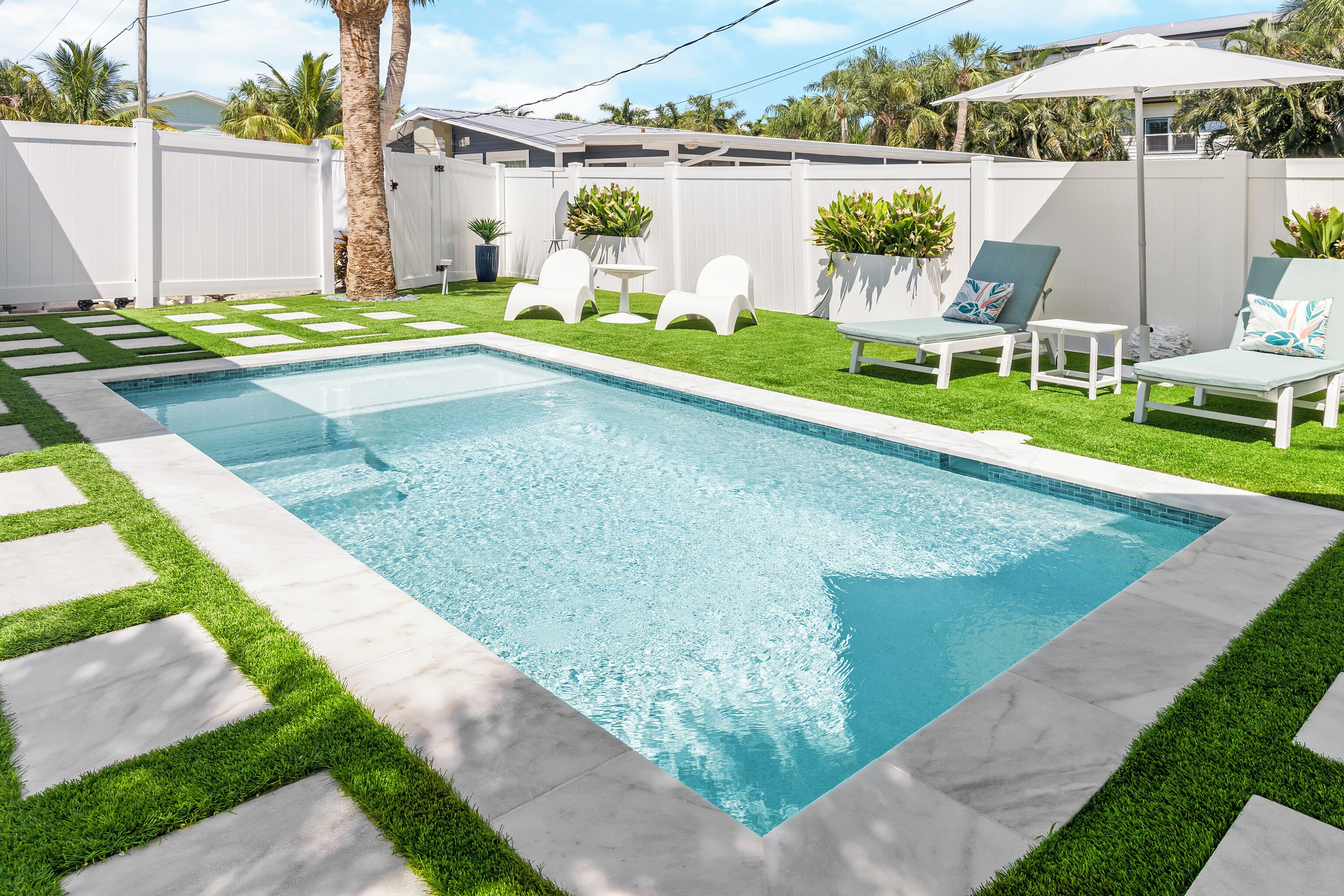Una piscina climatizada