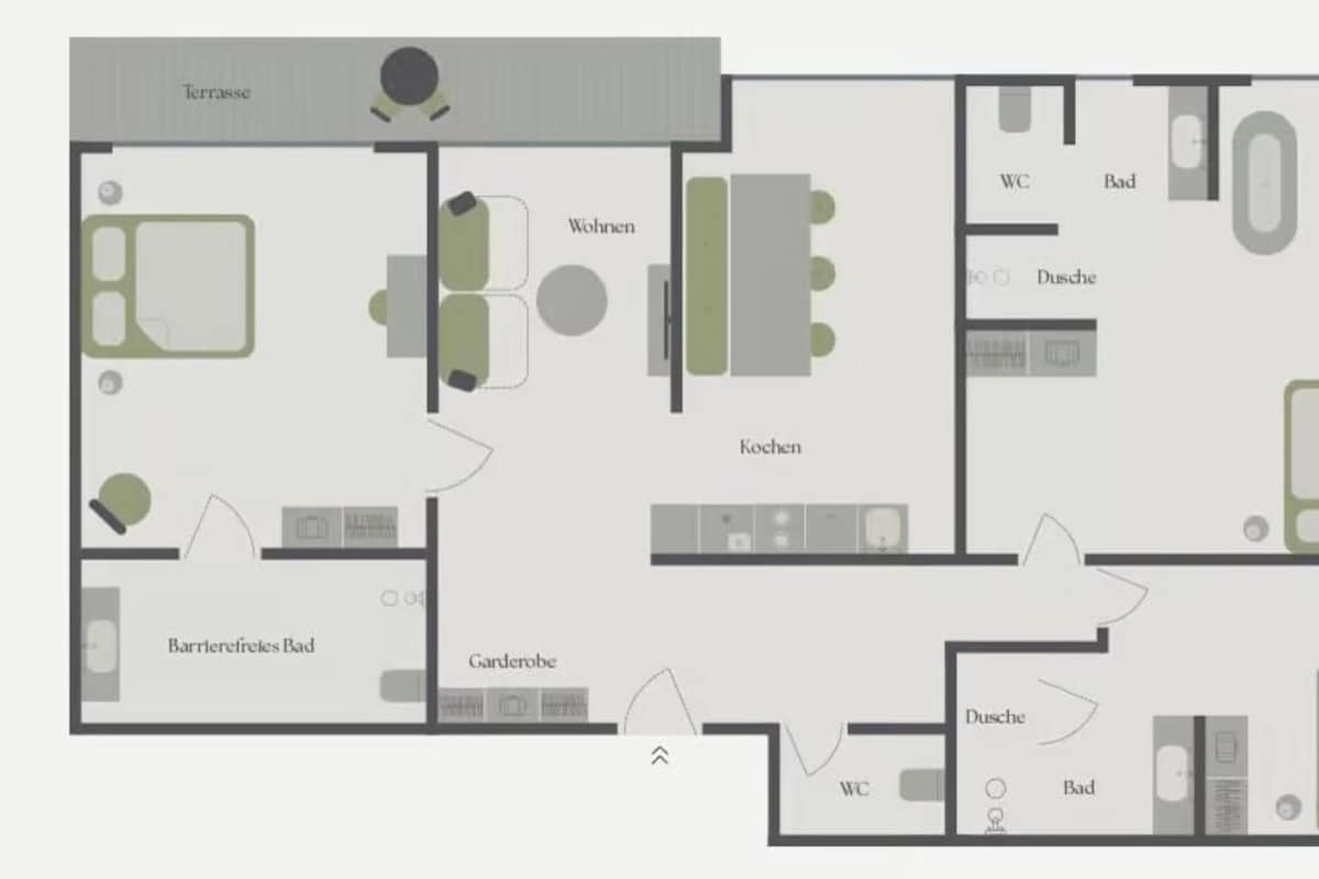 Penthouse, 3 slaapkamers | Badkamer | Handdoeken