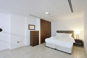 1 slaapkamer, een strijkplank/strijkijzer, gratis wifi, beddengoed