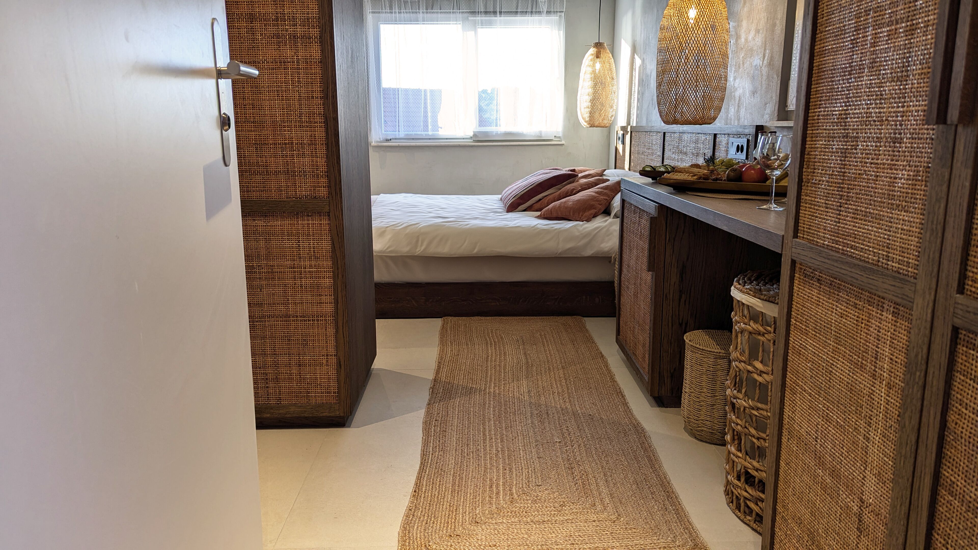 1 habitación y ropa de cama 