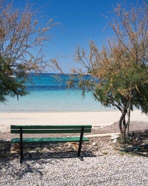Accommodatie ligt op het strand