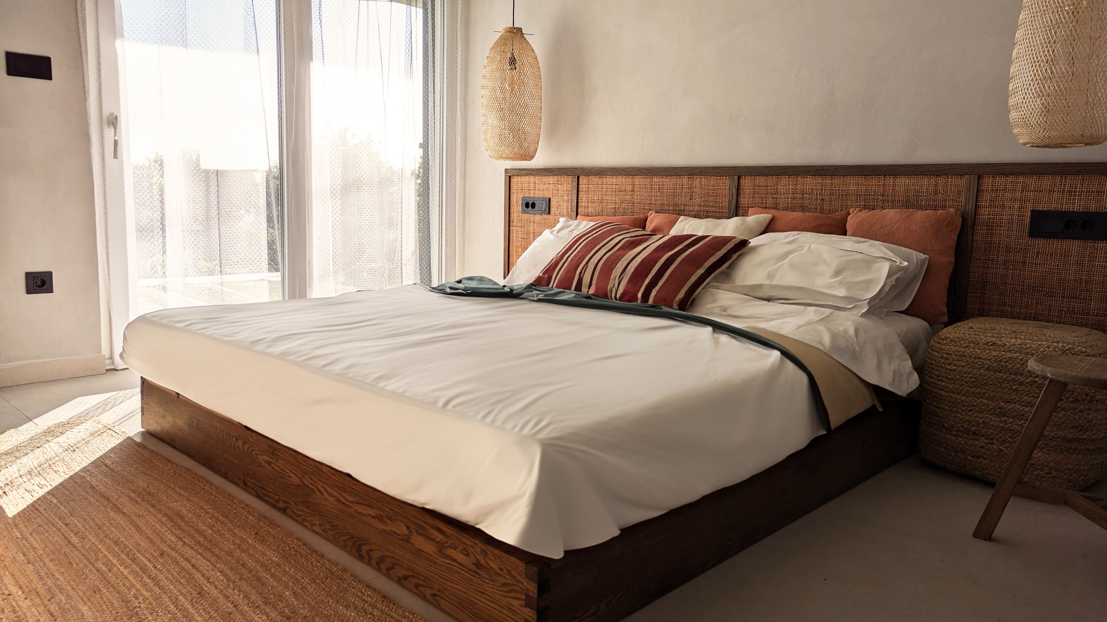 1 habitación y ropa de cama 