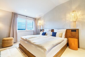 1 bedroom, bed sheets - Moya Boutique Sleep - Sunset Bliss Suite 2 (Drvenik Mali)