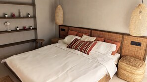1 bedroom, bed sheets - Moya Boutique Sleep - Sunset Bliss Suite 2 (Drvenik Mali)