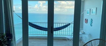 Our Tropical Nest! Ocean View 18th Floor in wonderful Luquillo POOL CLOSED!!