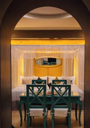 Family Quadruple Room, City View | Desk, laptop workspace, free WiFi