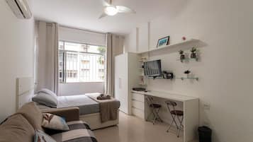 Estudio | 1 habitación, wifi gratis y ropa de cama