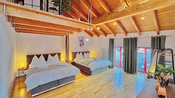 3 chambres, bureau, Wi-Fi gratuit, draps fournis