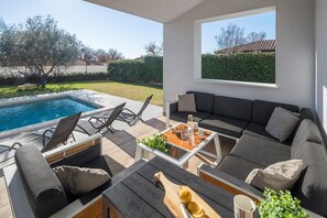 Terrace/patio - Beautiful Villa Gina (Nova Vas)