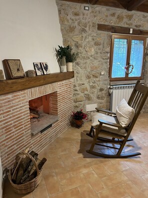 Condo, Lanai, Garden View | Living area | 32-inch flat-screen TV with digital channels, printers - Antica Pietra (Civitavecchia)