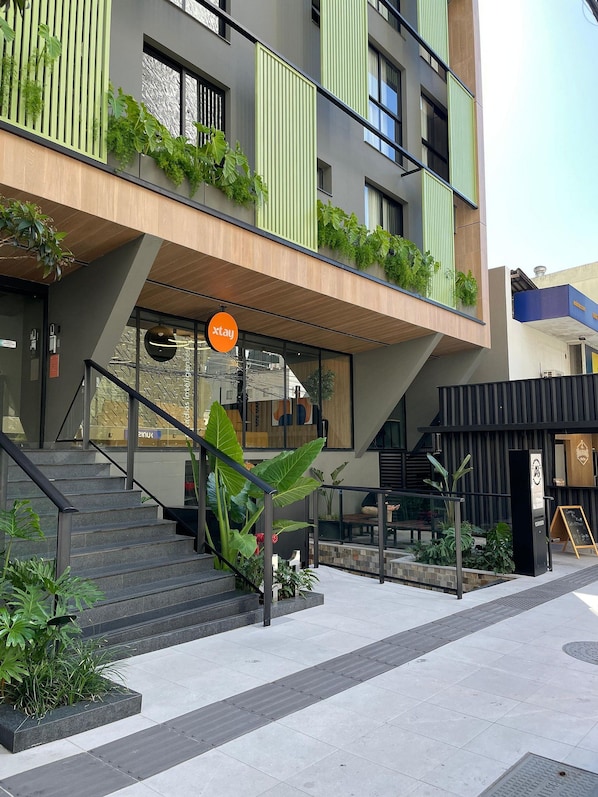 Hótelið að utanverðu