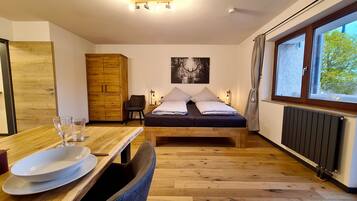 1 bedroom, iron/ironing board, travel crib, free WiFi