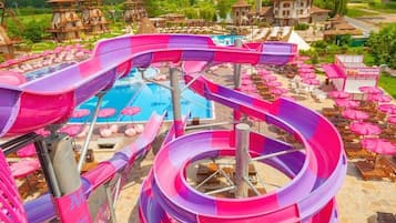 Piscina stagionale all'aperto, cabine incluse nel prezzo