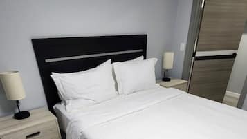2 bedrooms, iron/ironing board, free WiFi, bed sheets