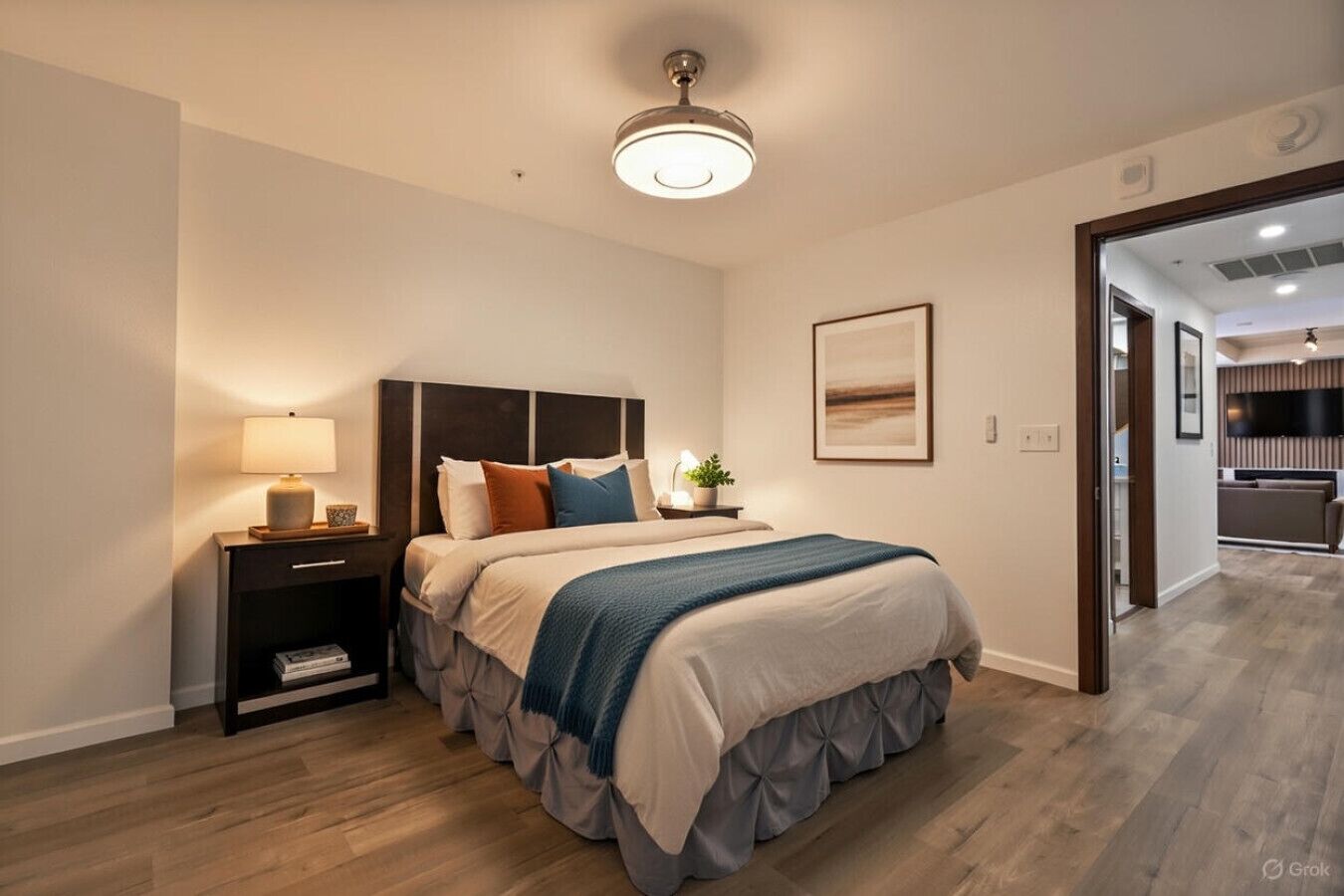 2 bedrooms, iron/ironing board, free WiFi, bed sheets