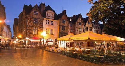 Tiny house under an oak tree