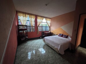 Klassieke tweepersoonskamer, 1 queensize bed, in toren | Donzen dekbedden, een bureau, een laptopwerkplek, gratis wifi