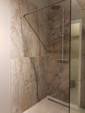 Towels, soap, toilet paper