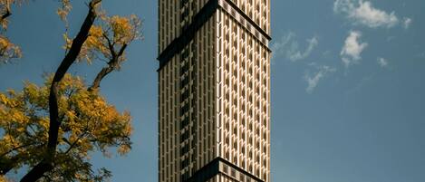 Voorkant van accommodatie