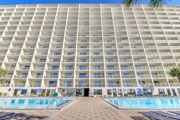 Condo, 1 King Bed with Sofa bed (The Summit 302) | Pool | Outdoor pool, a heated pool