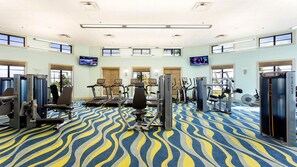 Fitness facility - Huge Home With Game Room & Theater Near Disney 1429 (Davenport)