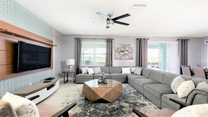 House, Multiple Beds, Pool Access (751PBD CG) | Living area | MP3 dock