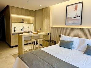 In-room safe, desk, laptop workspace, blackout curtains