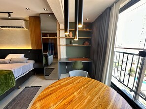 1 bedroom, iron/ironing board, WiFi, bed sheets - New and elegant studio in Campo Grande/MS (Centro Campo Grande)
