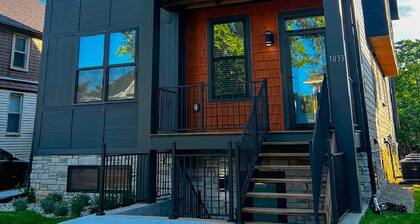 Newly-built modern farmhouse condo available in Grosse Pointe Park!