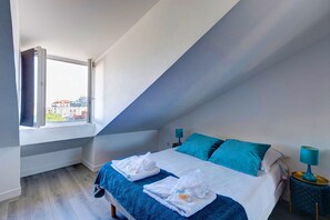 1 室のベッドルーム、アイロン / アイロン台、WiFi、ベッドシーツ