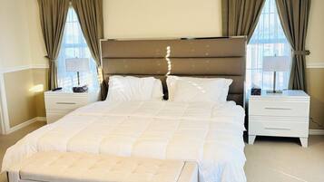 3 bedrooms, in-room safe, iron/ironing board, free WiFi