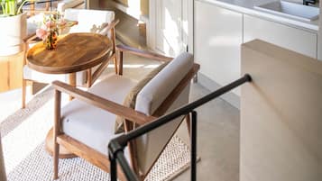Panoramic Loft, Patio | Private kitchen | Fridge, microwave, oven, dishwasher